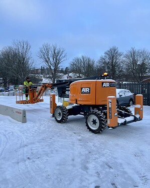 Nu rullar sista bomliften ut