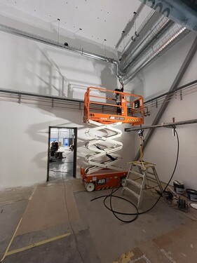 Saxlift p&aring; nya brandstationen