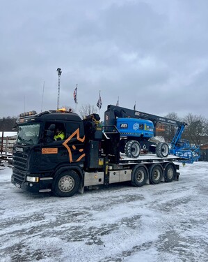 Utk&ouml;rning av bomlift